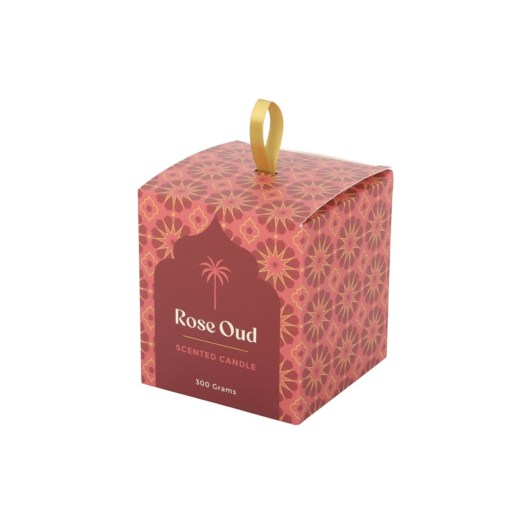 Arabian Nights Rose Oud Scented Candle - Image 4