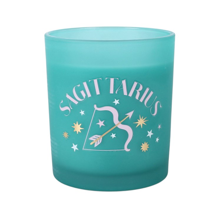Zodiac Zest Sagittarius Raspberry Milk Candle - Image 3